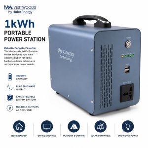 VESTWOOD 1KWH PORTABLE POWER STATION